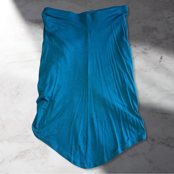 NWT Come Together California Womens Draped High Low Midi Skirt In Teal Size M - Picture 7 of 11